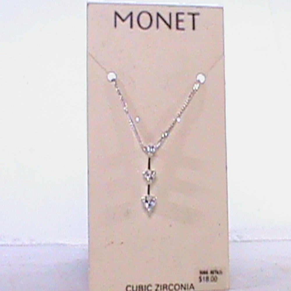 New MONET Cubic Zirconia Necklace